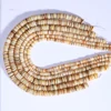 100% Natural Coffee Shell Spacer Beads 6/8/10mm Rondelle Beads For Jewelry Making DIY Bracelets Accessories 15'' 5