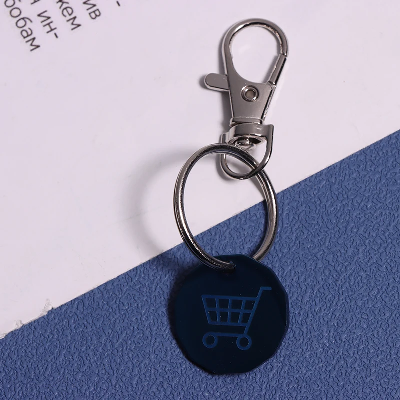 2 stuks metalen winkelwagen-tokens, trolley-token, sleutelhanger, sleutelhanger voor thuis en buiten kopen vanaf een prijs van 1.63