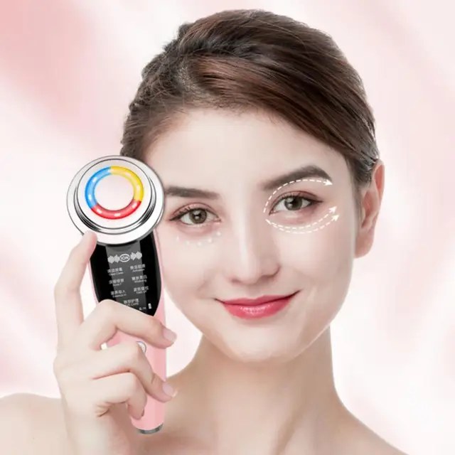 Skin Tightening Machine Face Lifting Device For Wrinkle Anti Aging EMS Skin Rejuvenation Radio Frequency Facial Massager 4