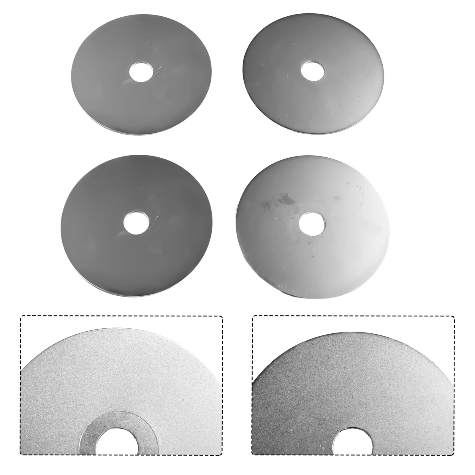 

Glass Jewelry Grinding Wheel Sanding Tool 100mm 4pcs Flat Lap Wheel Grinding Wheel Polishing Disc Wear-resistant