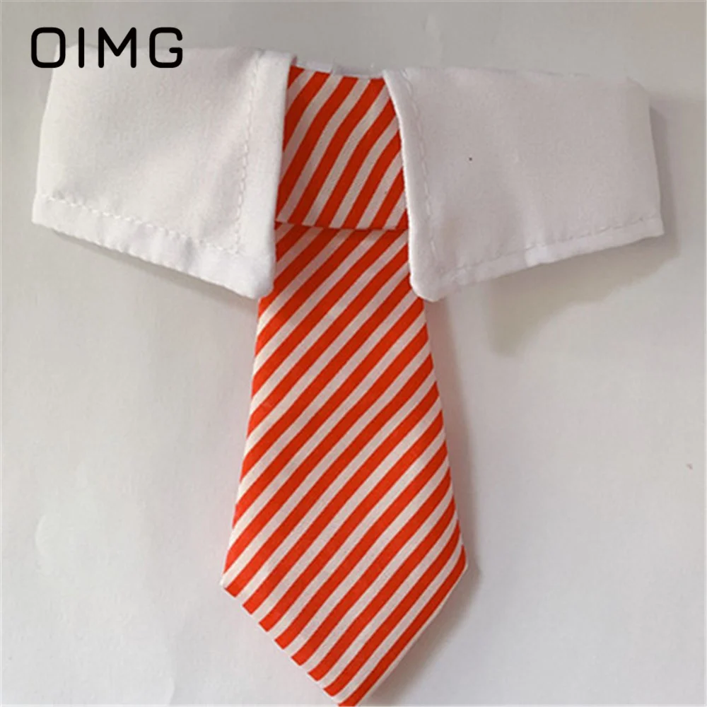 OIMG Gentleman Pet Tie Bowtie Dog Cat Decorative Collar Bowtie Small Dogs Festival Party British Collar Teddy Pomeranian Bichon autumn and winter clothes love printing pet teddy cat bichon pomeranian vip small dog schnauzer dog clothes knitted sweater