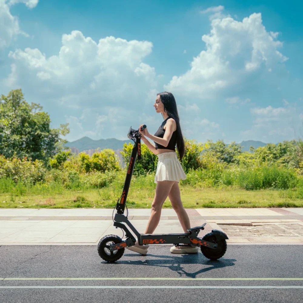 Kukirin G2 Adult Off road Electric Scooter 800W 45KM/H Max Speed 48V 15AH Super Battery 60KM Max Range Thumb Throttle Starte