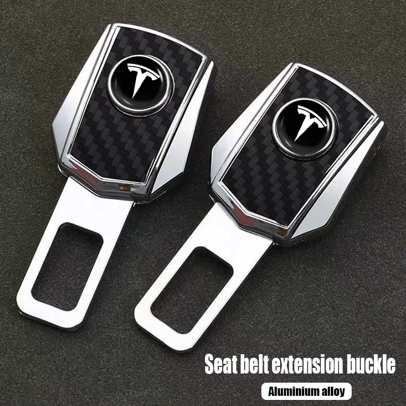 Auto Seat Belt Clip Extender Lock Buckle Plug for Tesla Model 3 X S Y