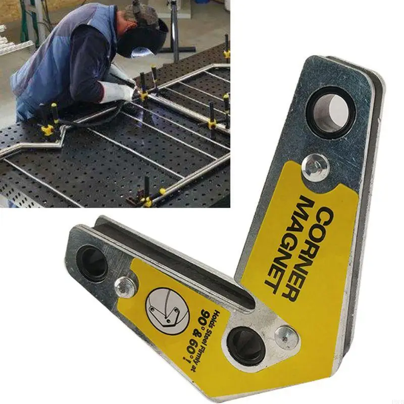 60/90/120&deg; Degree Magnet Welding Locator Magnetic Holder Weld Fixture Corner Clamp Fixer Welder Soldering Tools Durable