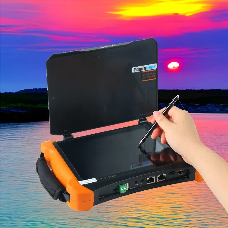 Monitor Tester Cctv Muslimex Con Tdr 8 Pollici H.265 4K 8Mp 5Mp Ahd Sdi Cvbs Cctv Tester Tvi Cvi Tester Professionale Per Telecamera Ip
