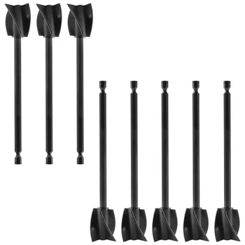B47B-8 Pcs Resin Mixer Epoxy For Powerful Mixing Reusable Multipurpose Epoxy For Drill For Epoxy And Paint Mixer Drill 1