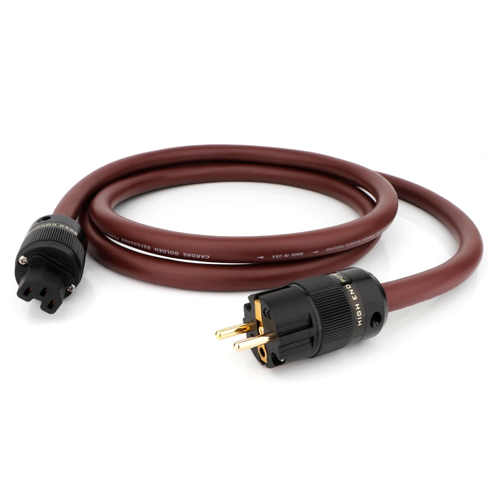 Hi-end Cabo de Alimentação Cardas Schuko 125v 15a 5c Golden Reference Hifi Audio Power Cabo us ue Dvd cd Amp