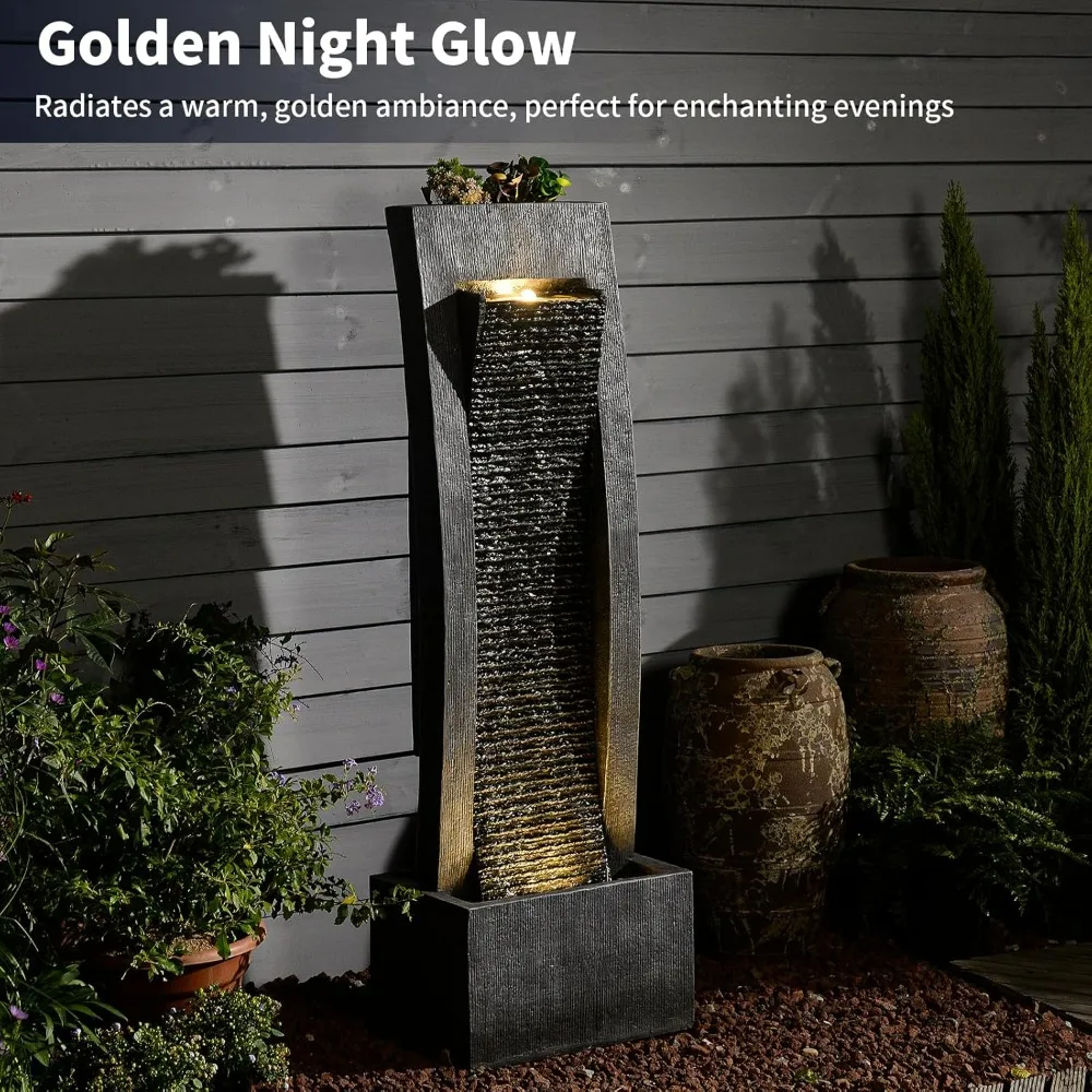 49" Outdoor Freestanding Water Fountain 2