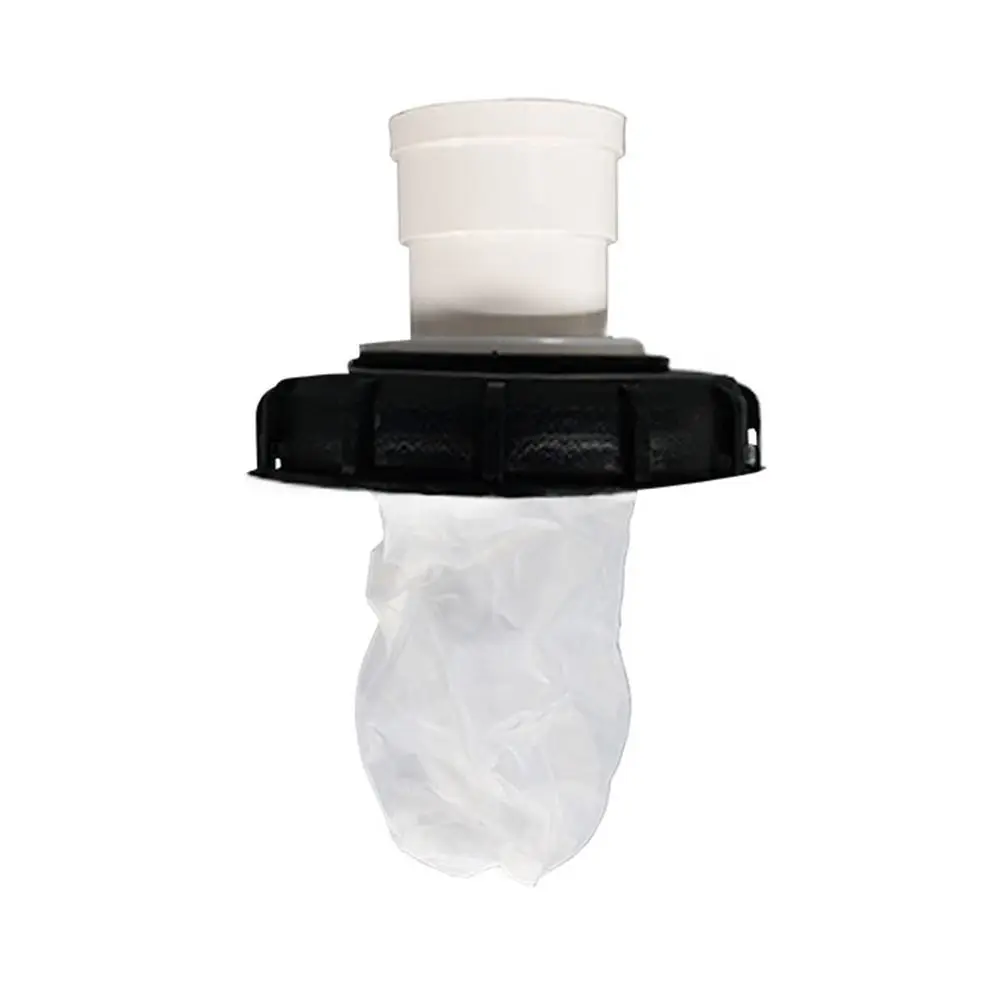 163mm IBC Ton Drum Fittings Plastic Cap with Filter Screw T-shaped/Straight Head/Elbow/Vertical Rainwater Filter Cover Washable