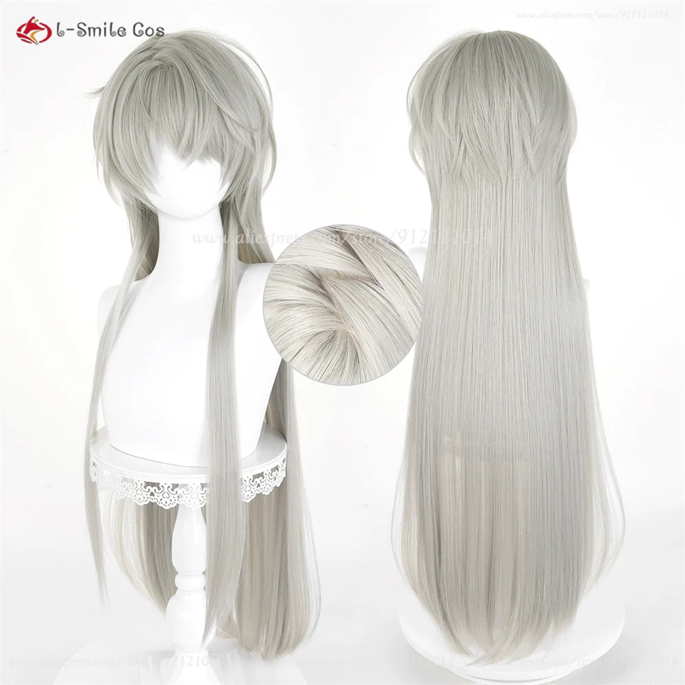 Long Hair Rafayel Xavier Sylus Zayne Caleb Cosplay Perücke für Damen und Herren, hitzebeständig, synthetisch, Halloween 21