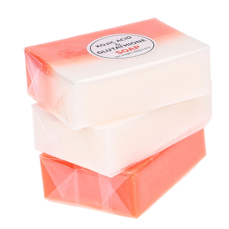 Body Whitening Soap Kojic Acid Soap Skin Lightening Whitening Cleansing Handmade Soap With Label