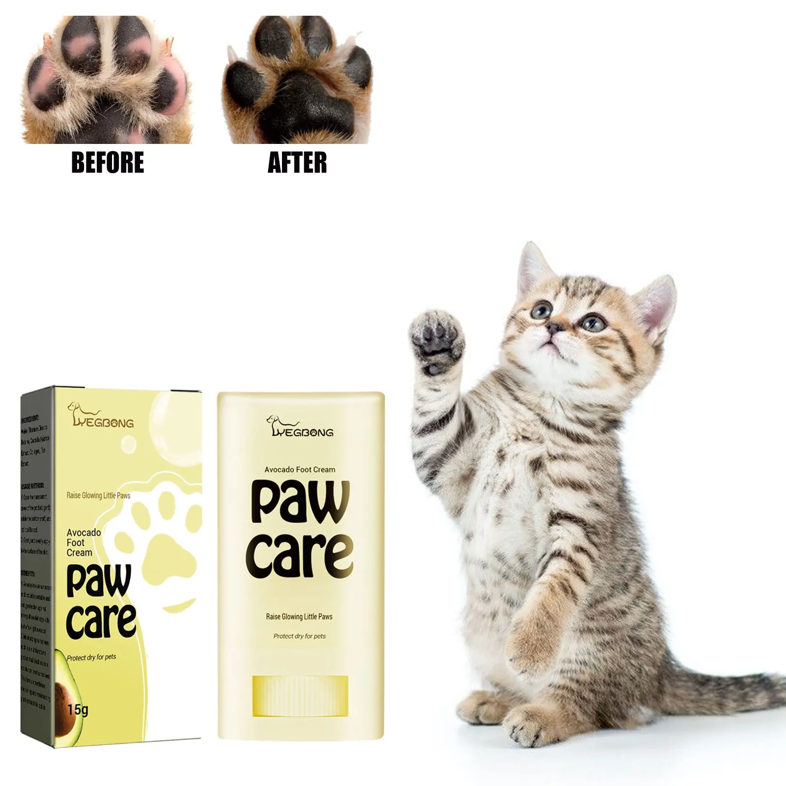 Pet Paw Care Balm Moisturizing Kitten Nose Foot Soothing Paw Pads Dry pet-paw-care-balm-moisturizing-kitten-nose-foot-soothing-paw-pads-dry