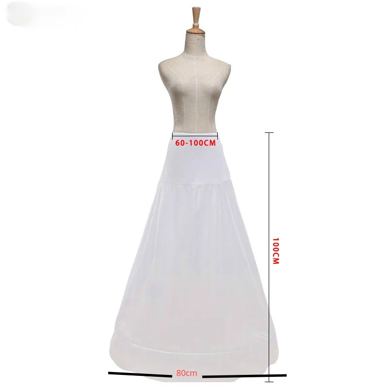 Cheap but High Quality Spandex Waist A Line Underskirt Petticoat Wedding Party Evening Prom Dress Slip100% Same as Picture