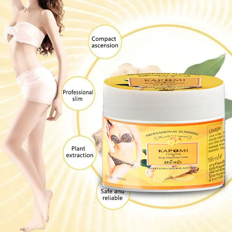 Fedt 50g Ingefær Forbrændende Cr Anti-cellulite Fedt Opstrammende Helkrops Slankende Vægttab Massering Ben Krop Talje_voghion.com