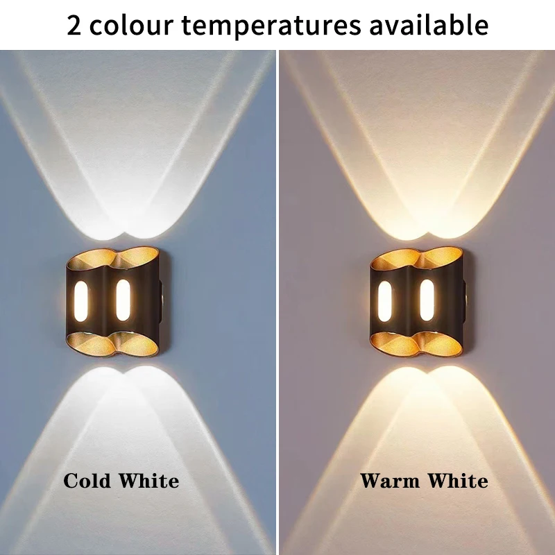 Wall Lights IP65 Outdoor Indoor Waterproof 6W-11W Surface Mounted Modern Interior Wall Light for Garden Corridors Rooms Decor