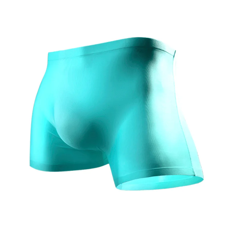 EACIECK  Ice Silk Men Clothing Underwear Graphene Boxers Thin Sexy Seamless Men's Panties Man Boxer Shorts Male Underpants