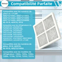 Filtre à air pour réfrigérateur compatible Pure and Fresh pour réfrigérateur LG avec LT120F Elite 469918 Purificateur d'air pour réfrigérateur 4