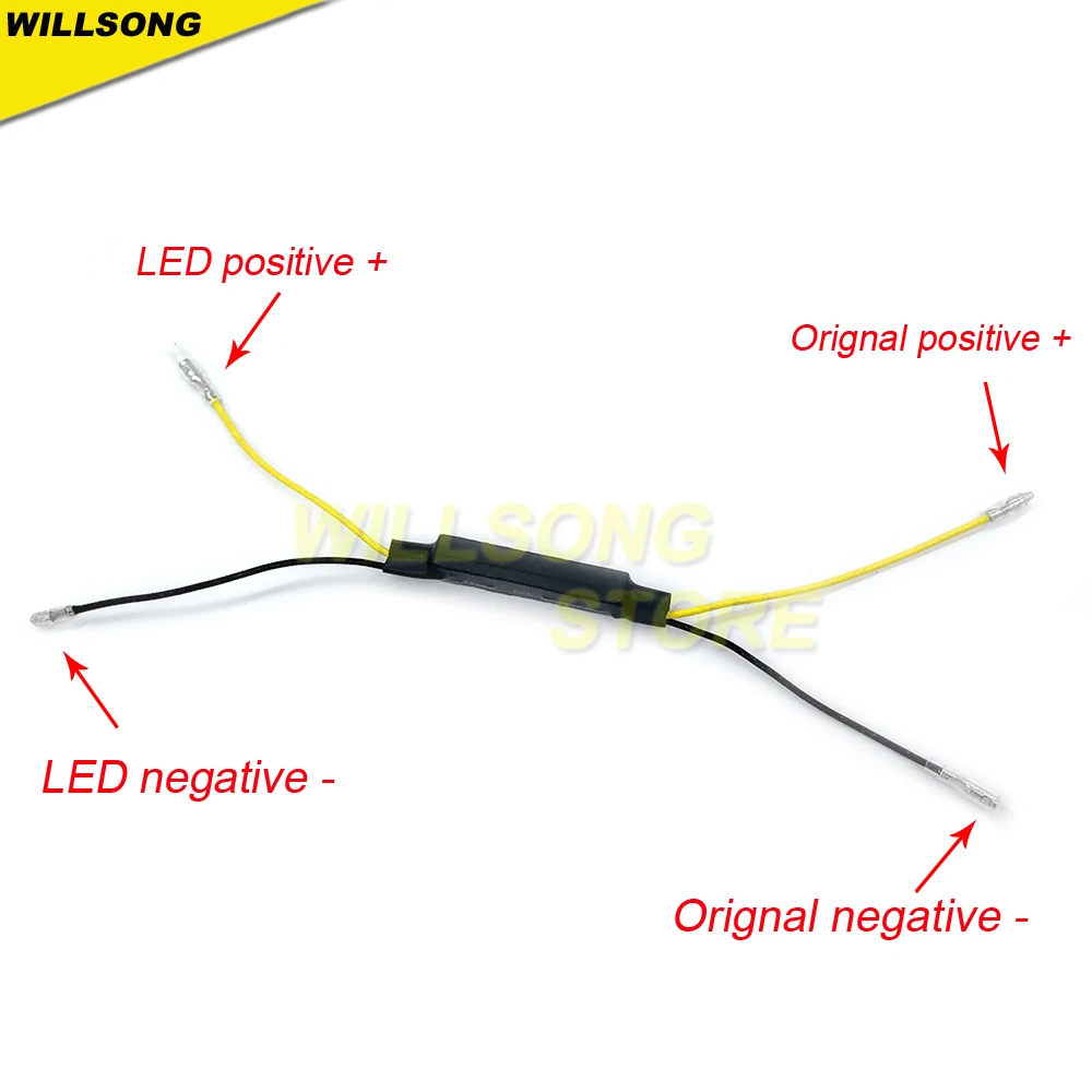 Résistances 12V 10W Pour Clignotants LED Moto – Correction Hyper Clignotant, Paire De 2
