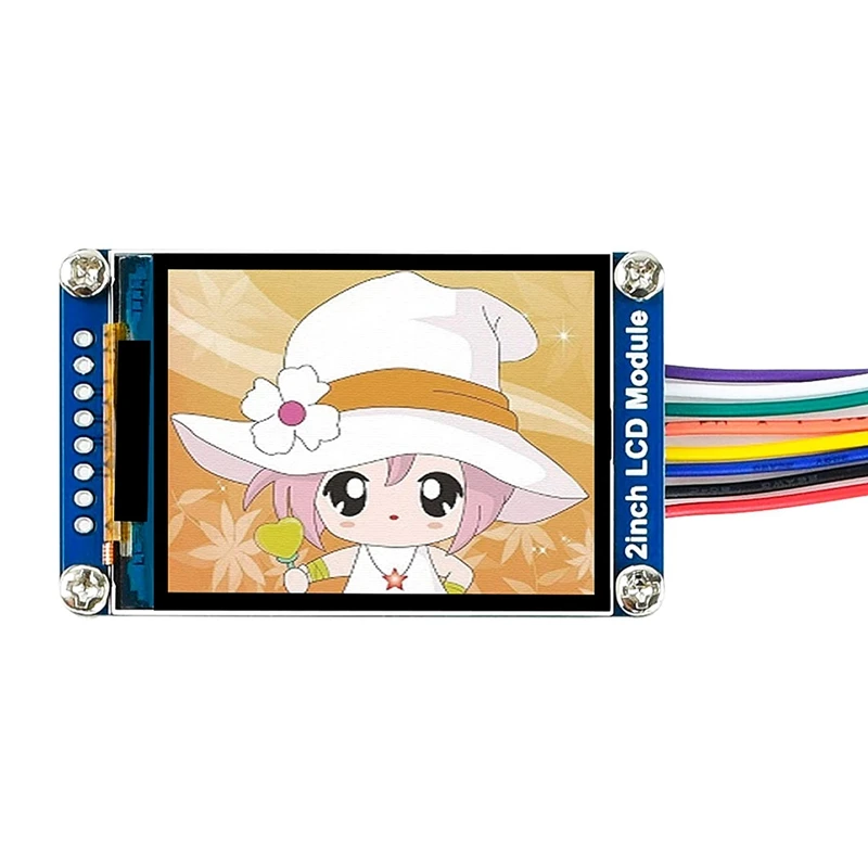 Waveshare-  ڿ 2 ġ IPS LCD ÷, 65K RGB , 320X240 ȼ, SPI ̽  ST7789VW ̹