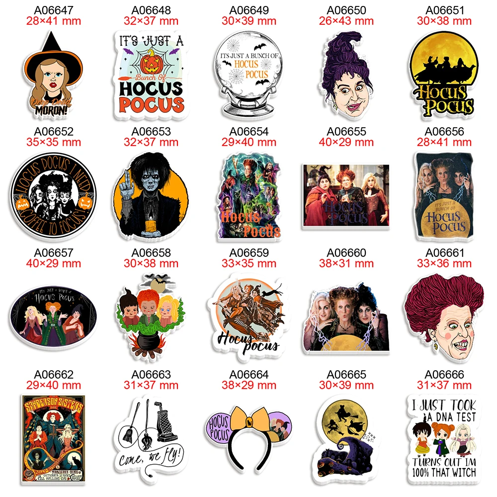 Decorazione Di Fiocchi Di Halloween Disney Mickey Minnie Mouse Stampato Resina Planare Flatback