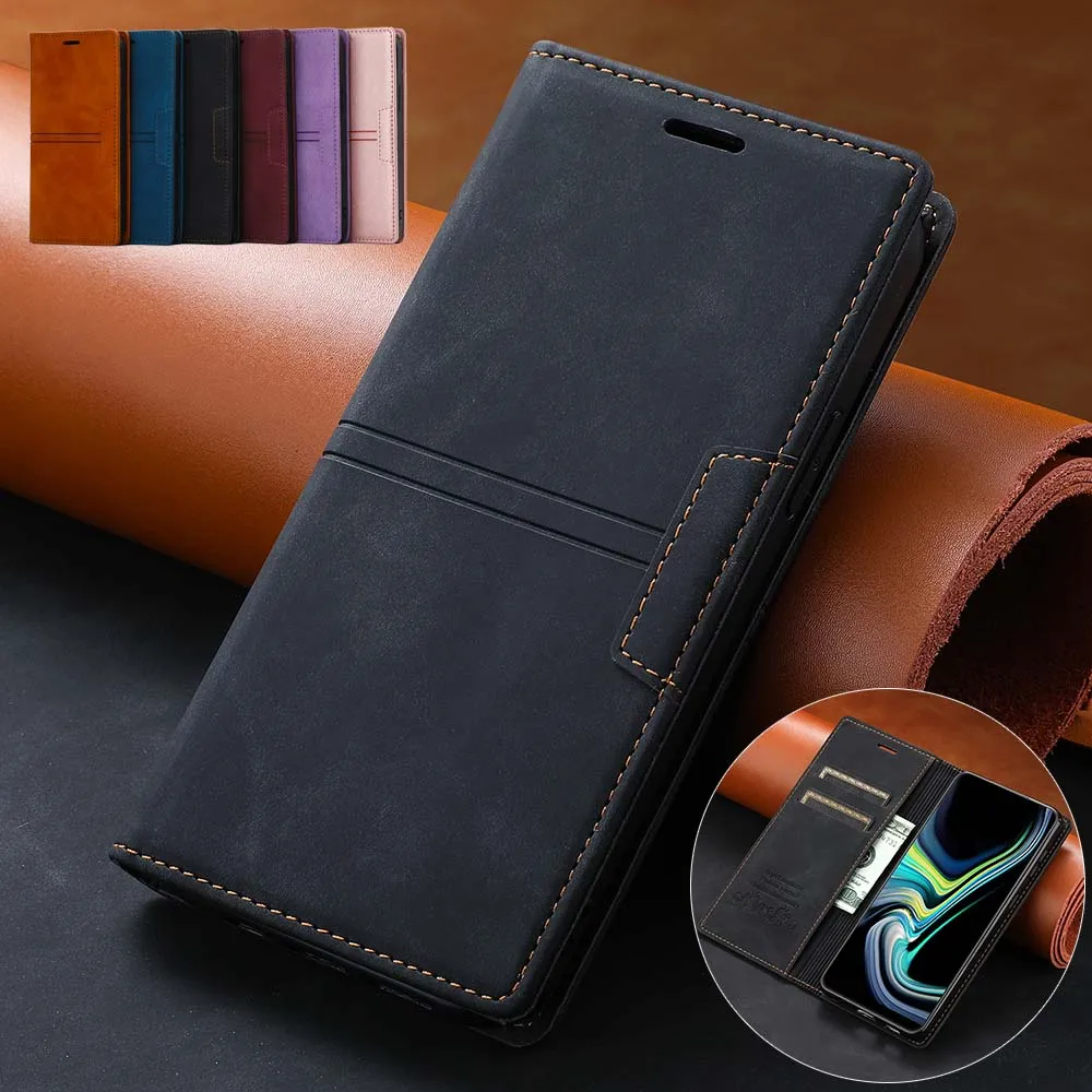 Wallet Leather Anti-fall Case For Sony Xperia 1 ii 2 5 8 10 iii Phone Cover For iPhone SE 6 6S 7 8 X XR XS 11 12 13 Pro Max