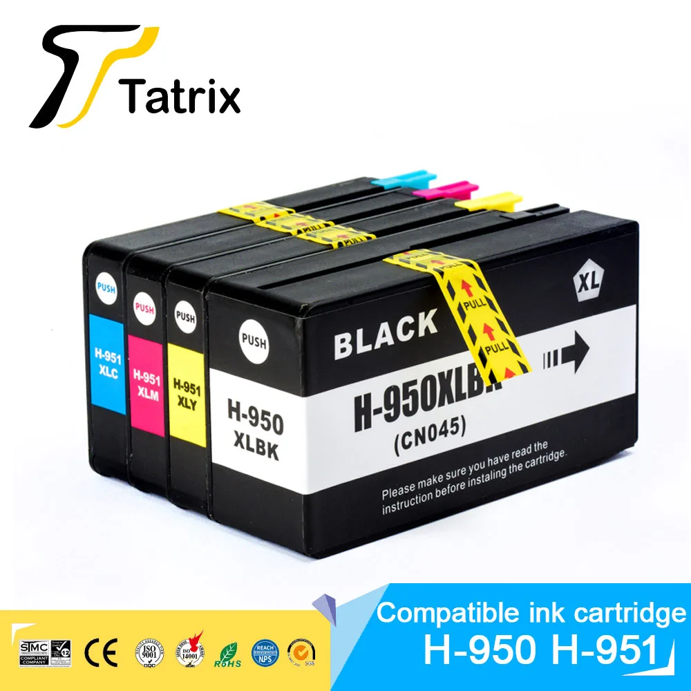 Tatrix Compatible HP 950XL 951XL Ink Cartridge for HP 950 951 for