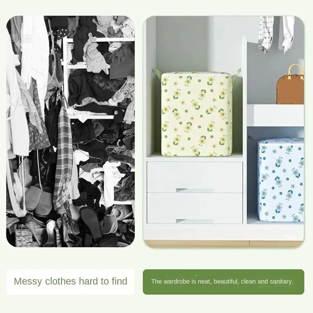 Household Large Capacity Moistureproof Thick Cotton Blanket Bag Foldable Dust-proof Storage Bags Clothes Sorting Bags Travel 5