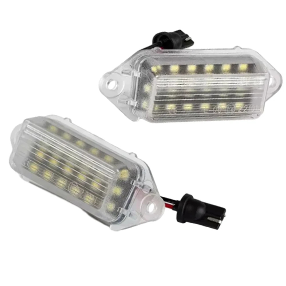 12V 2Pcs LED Number License Plate Lights for Mitsubishi