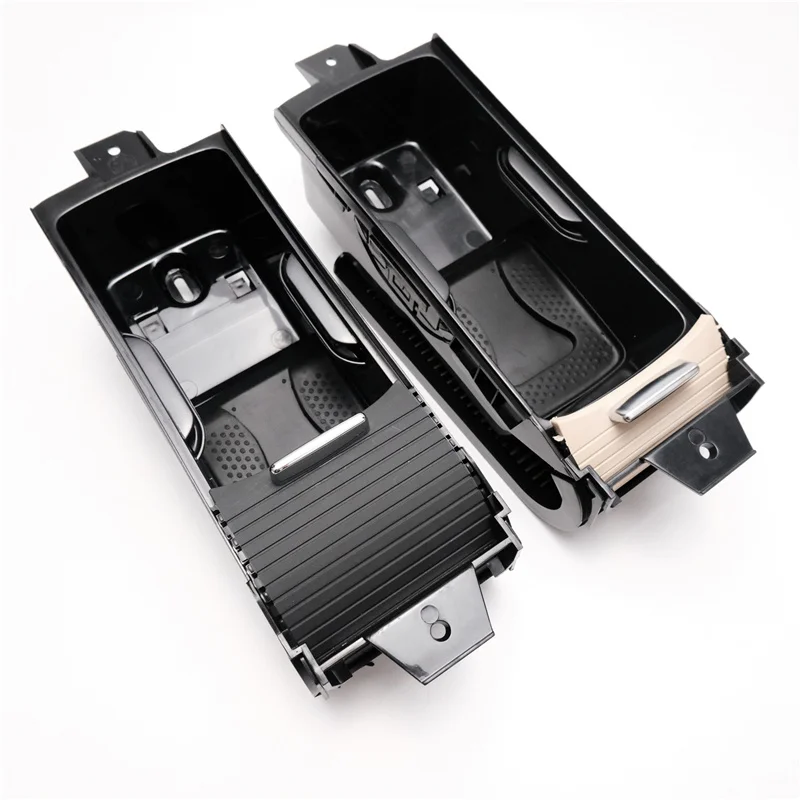 블랙/베이지 유로 컵 홀더 고무 젤 바닥 병따개 포함 팔걸이 센터 콘솔 폭스바겐 골프 MK6 제타 MK5용