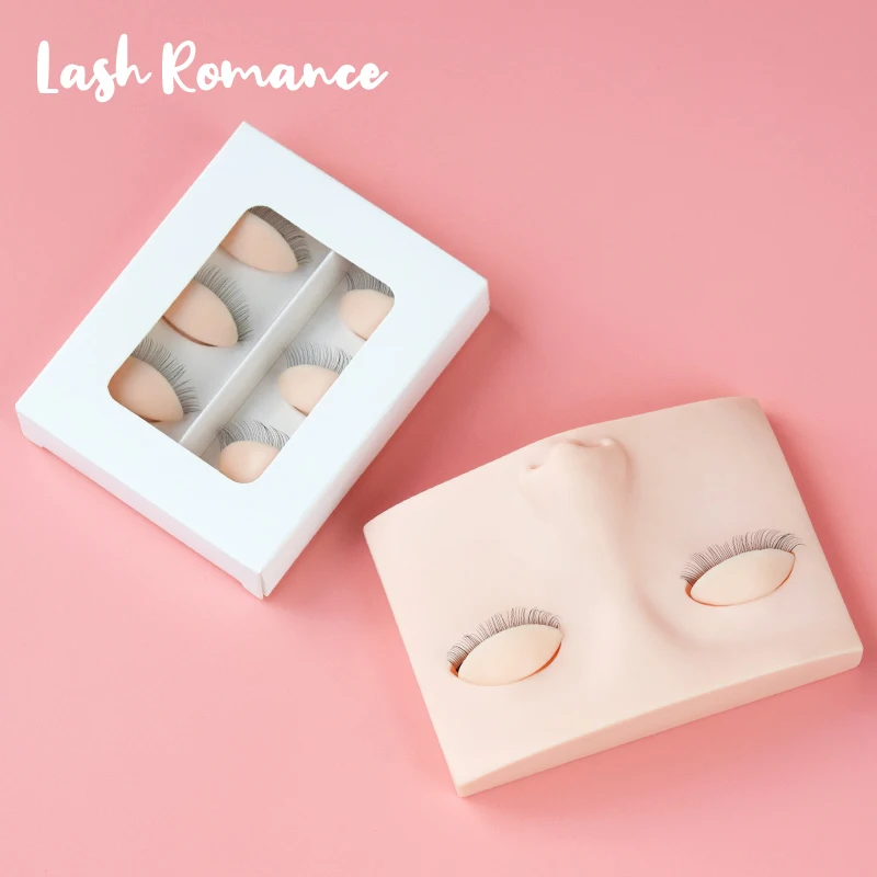 

High Quality Grafted Eyelashes Makeup Tools Suitable for Novices Can be Used Multiple Times Lifelike Face Model
