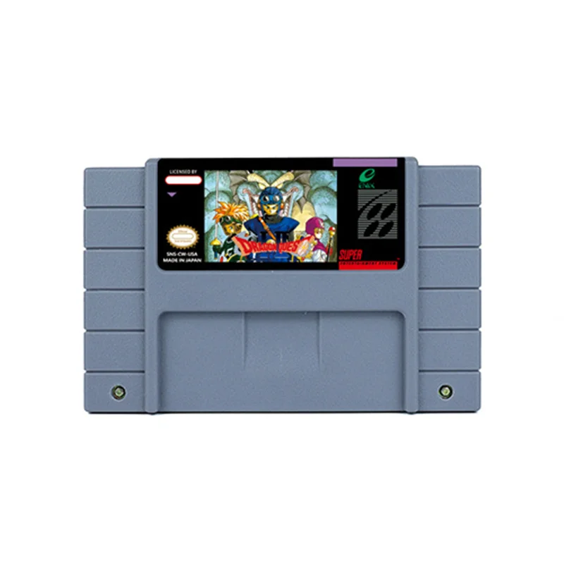 Dragon Quest I & Ii O Dragon Quest Iii O Dragon Quest V O Dragon Quest Vi Rpg Game Per Snes Usa 16 Bitretro Cart Bambini