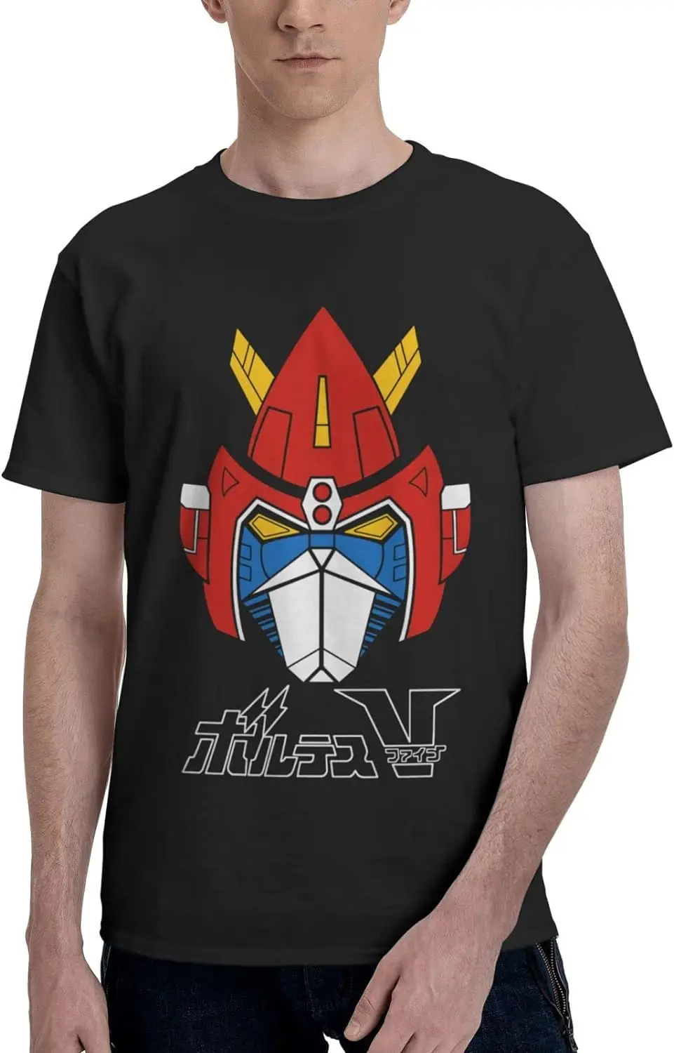 

Anime Voltes V T Shirt Mens Summer Cotton Tee Comfort O-Neck Short Sleeve T-Shirts
