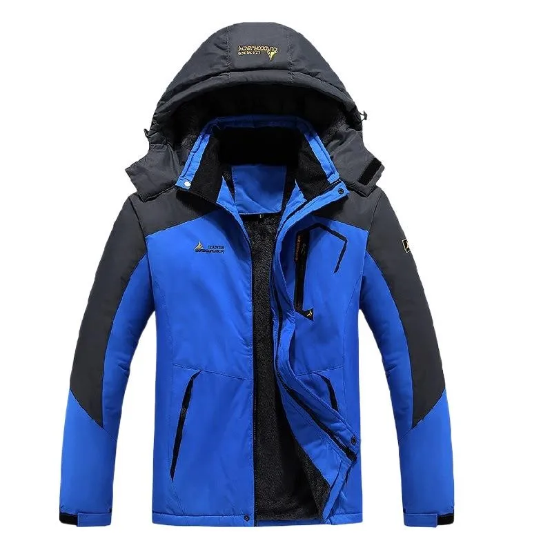 Ski Jacket Men Waterproof Fleece Snow Jacket Thermal Coat For Outdoor Mountain Skiing Snowboard Plus Size Snowboardcoat