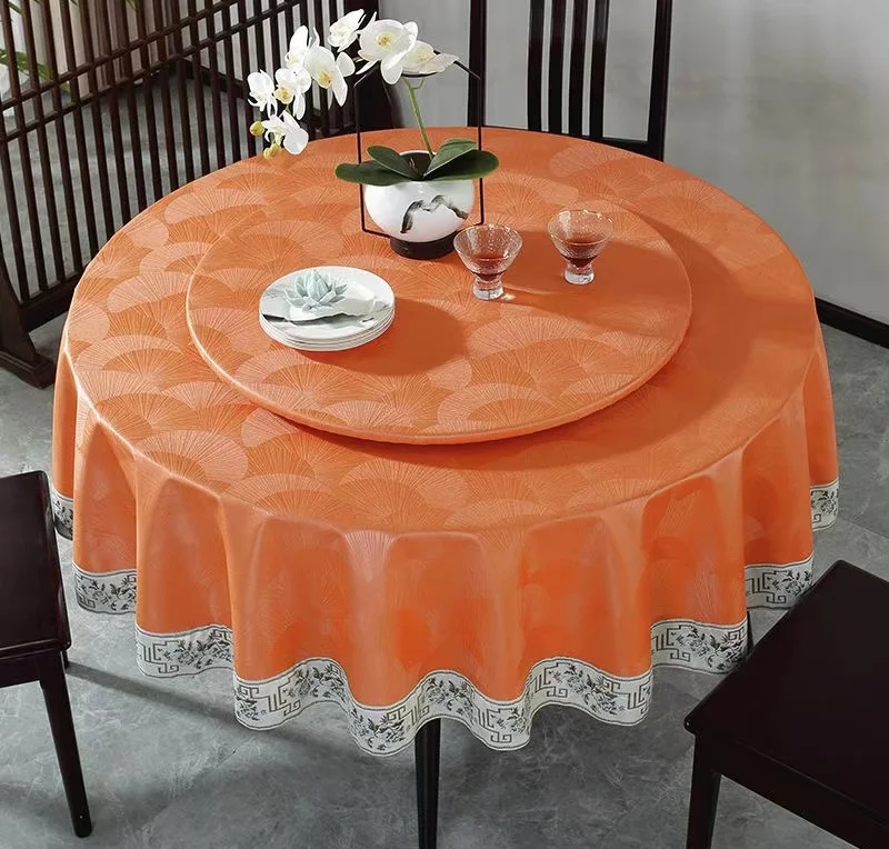 2024 New Chinese Round Tablecloth Oil-proof and Scalding-proof Cloth - Image 2