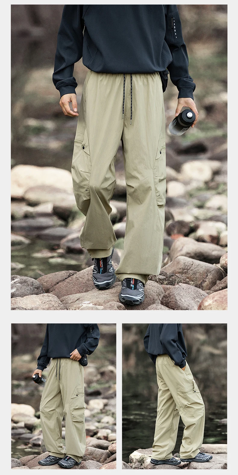 Unisex Stretch Water Resistant Outdoor Jogger Pants