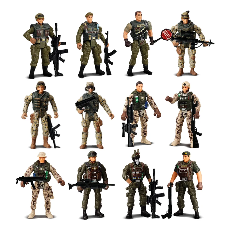 Army Toy Soldier Models US Army Men And SWAT Team Toy Soldiers - Main Image