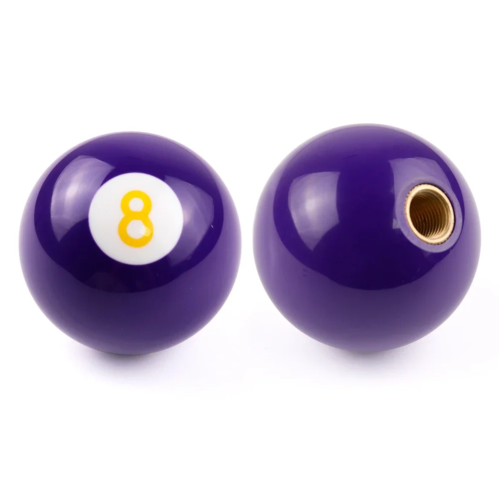 Acquista Pomello del cambio manuale in acrilico con pomello del cambio rotondo da biliardo a 8 palle nero in Italia a partire da 5.56