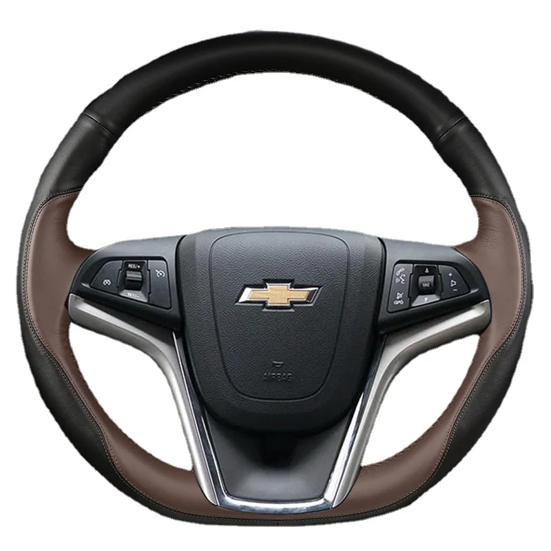 

Ручное шитье «сделай сам», оплетка для Chevrolet Camaro, аксессуары для салона автомобиля из натуральной кожи, 38 см