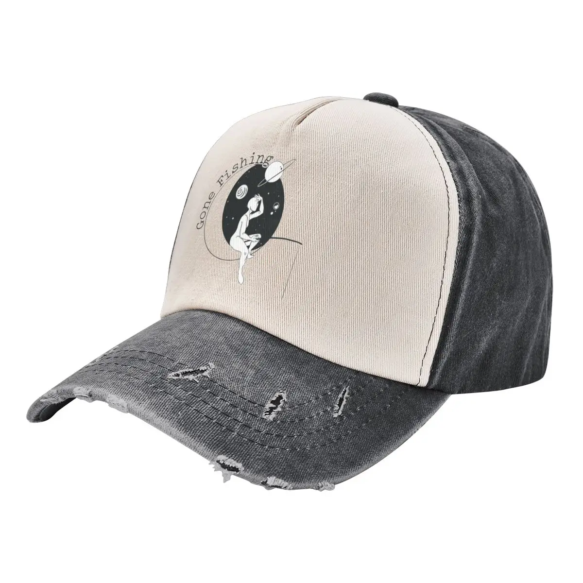 

Gone Fishing Baseball Cap Golf Wear Kids Hat Women's Golf Wear Men's