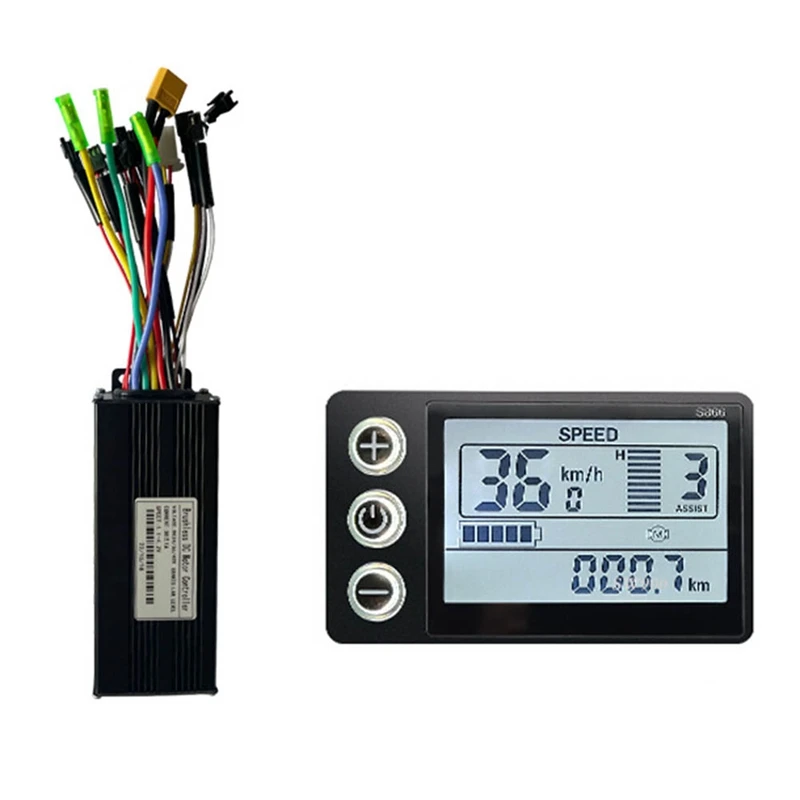 

Electric Bicycle 24V 36V 48V 30A 3 Model Sinewave Controller S866 LCD Display Accessories For 350W 500W 750W 1000W Ebike