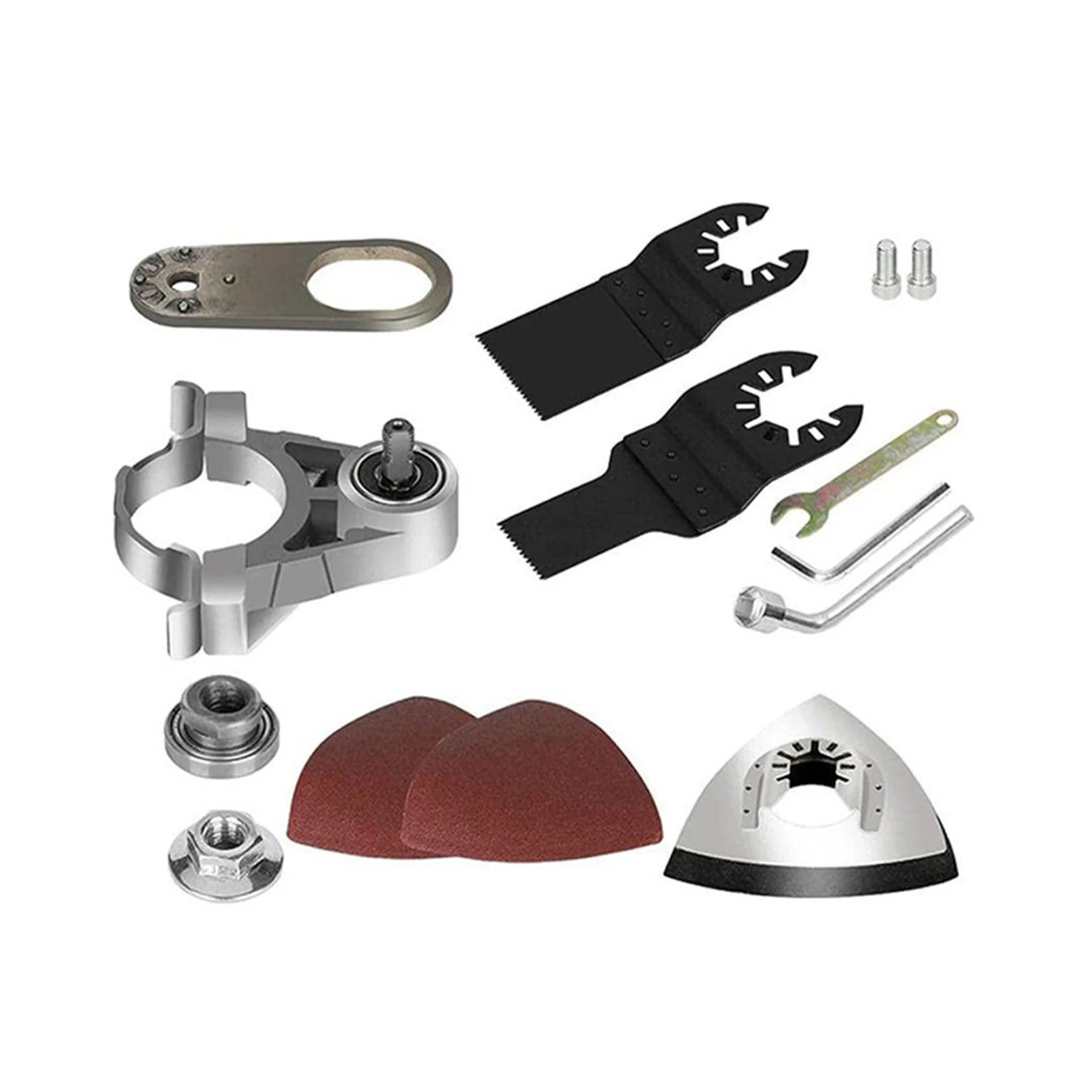 1/2PCS Angle Grinder Modified Oscillating Tool，Renovator Saw Slotting Machine Multifunction Power Woodworking Tool With Trimmer 4