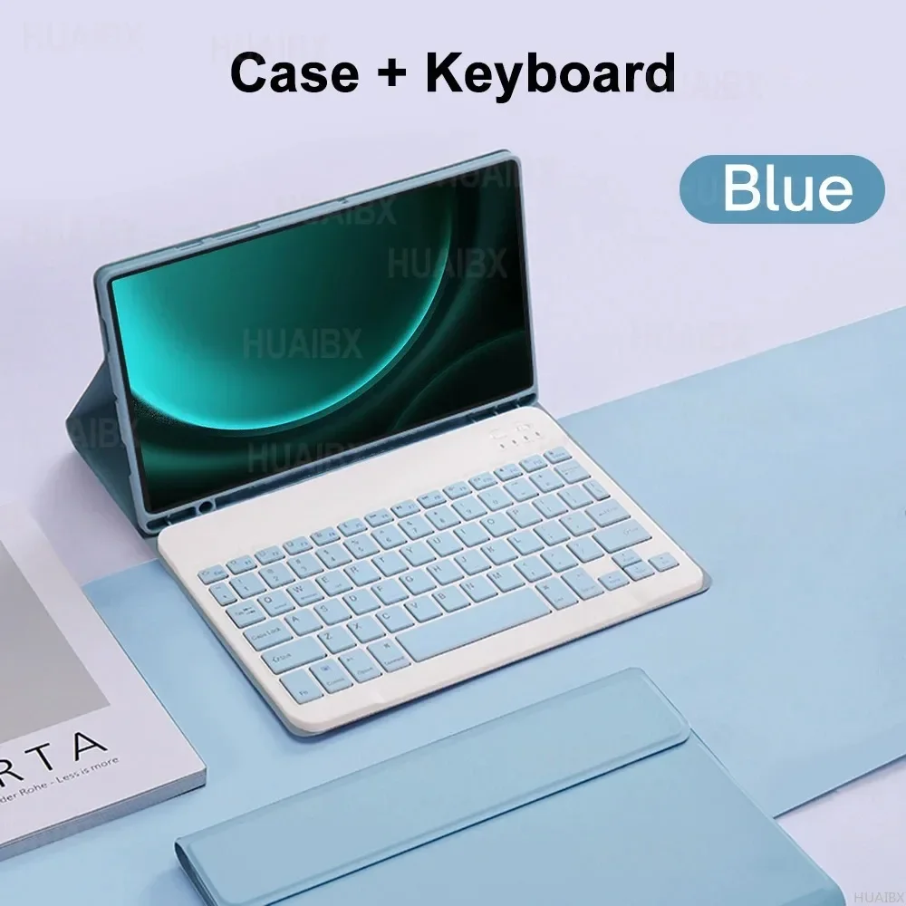 Premium Detachable Bluetooth Keyboard Case - 8.7 Inch Tablet Cover