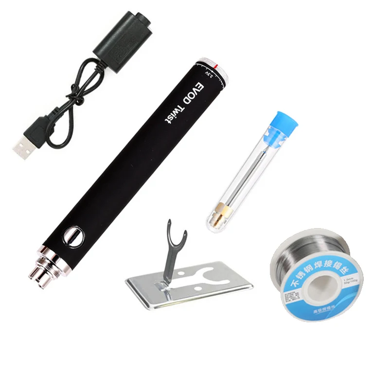 Usb 5v Wireless Charging Iron Rechargeable Soldering Iron With Solder