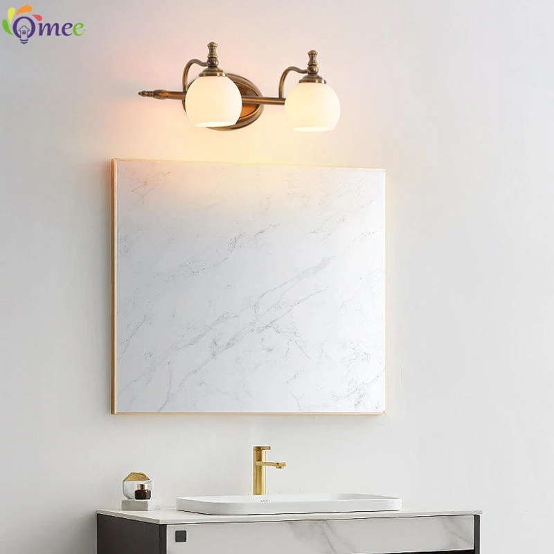 Modern Simplicity Vanity Lights Wall Vintage Bathroom Led Makeup Vanity Table Lamp Bathroom Cabinet Vanity Mirror Light Fixture