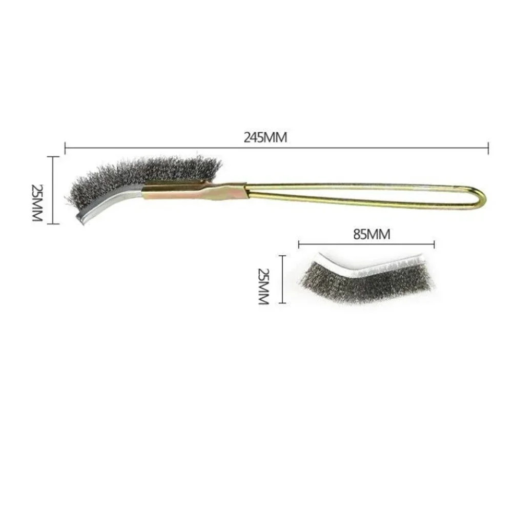 Cleaning Brush Wire Brush Wire Brush Set Cleaning Brush Set Wire Cleaning Brush Cleaning Tool Mini Brush Mini Brush Set Mini Wire Brush Brass Nylon & Steel Polishin Brushes For Rust Metal Remover Cleaning Polish Grinder Household Cleaning Hand Tool