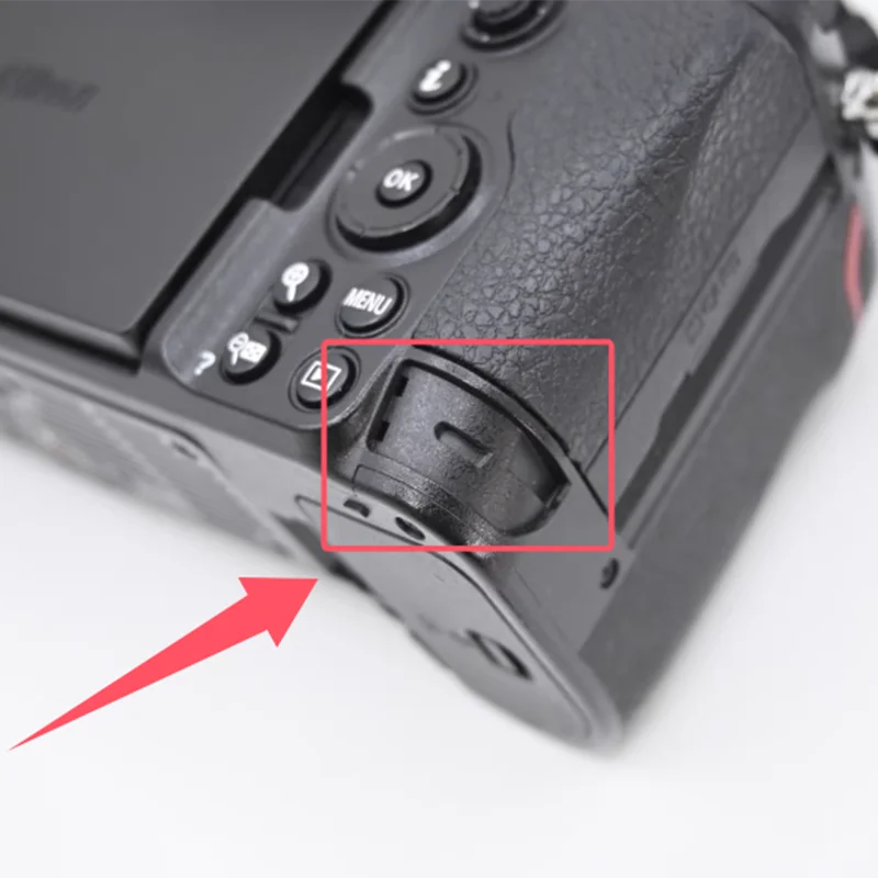 New original back cover rubber corner bark repair parts for Nikon Z6III Z63 camera