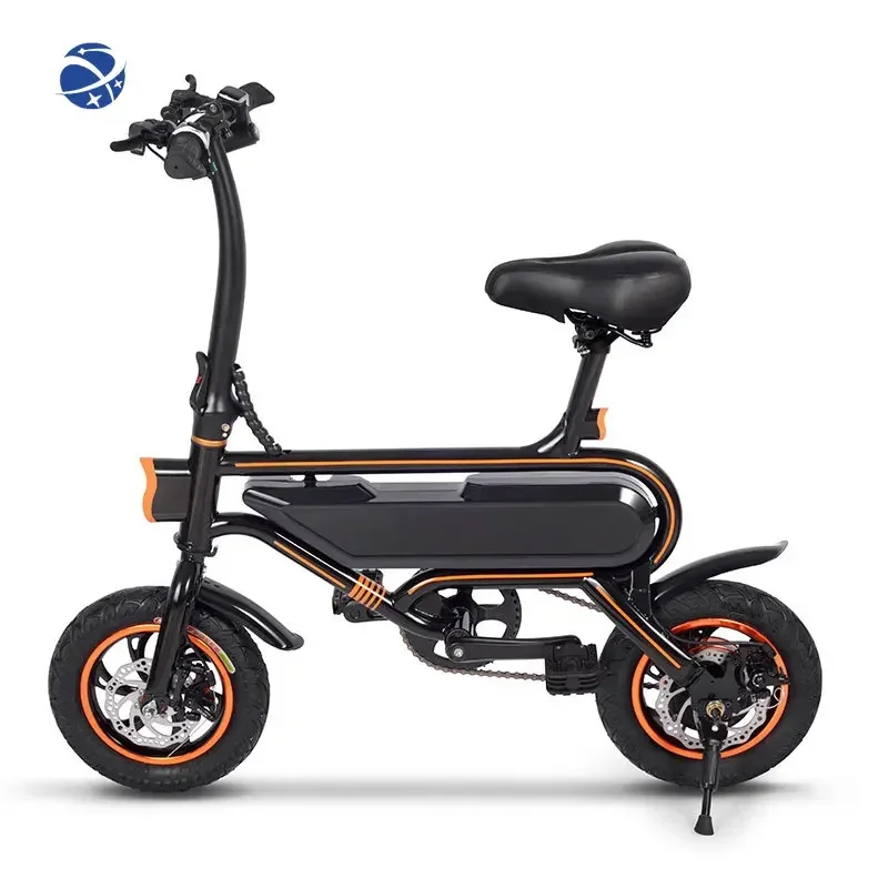 Yunyi Carbon Electric Bike Frame 3 Speed Folding Electric Bicycle 250W 14 Inch Fat Tire Bike