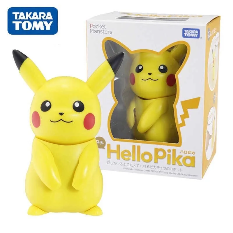Original TAKARA TOMY Pokémon Hello Pika Hello Pocha Vui