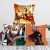 Animation B-Bakugou K-Katsuki Pillow Case Square Pillow Bedroom Sofa LeisureComfortCushion Car Living Room Home Decoration 40X40 3