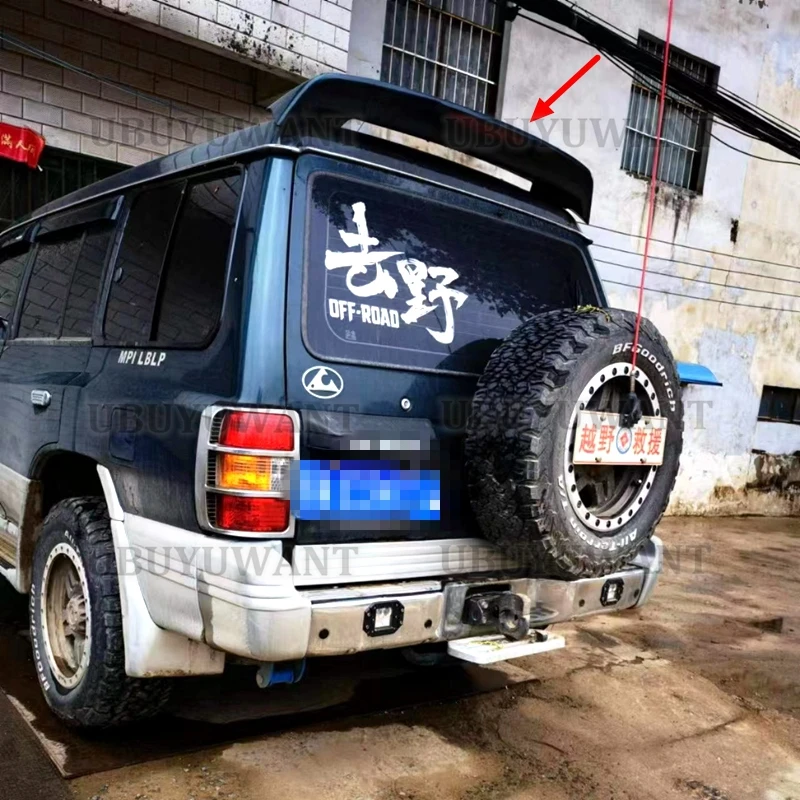 三菱パジェロV33スポイラー2001-2005 abs尾翼装飾パジェロv33用リア